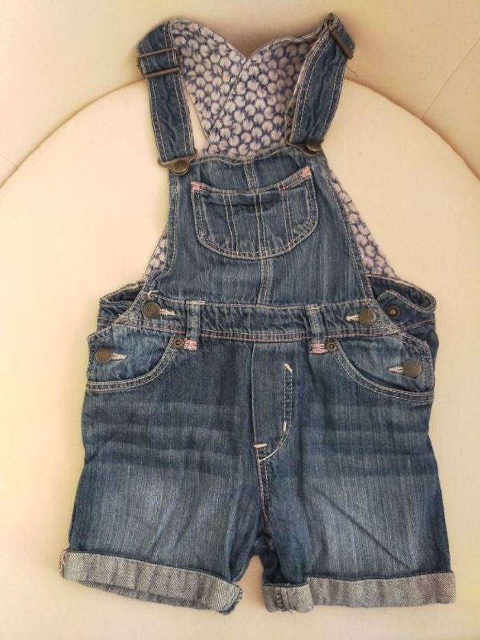 Salopette short fille