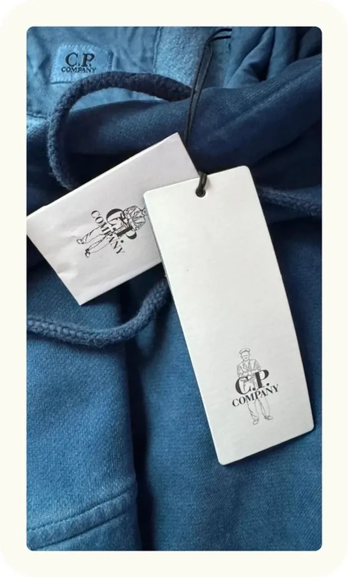Pull sweat à capuche homme CP Company Taille M Neuf - photo numéro 6