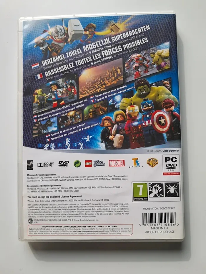 Jeu vidéo PC Lego Marvel Avengers - photo numéro 3