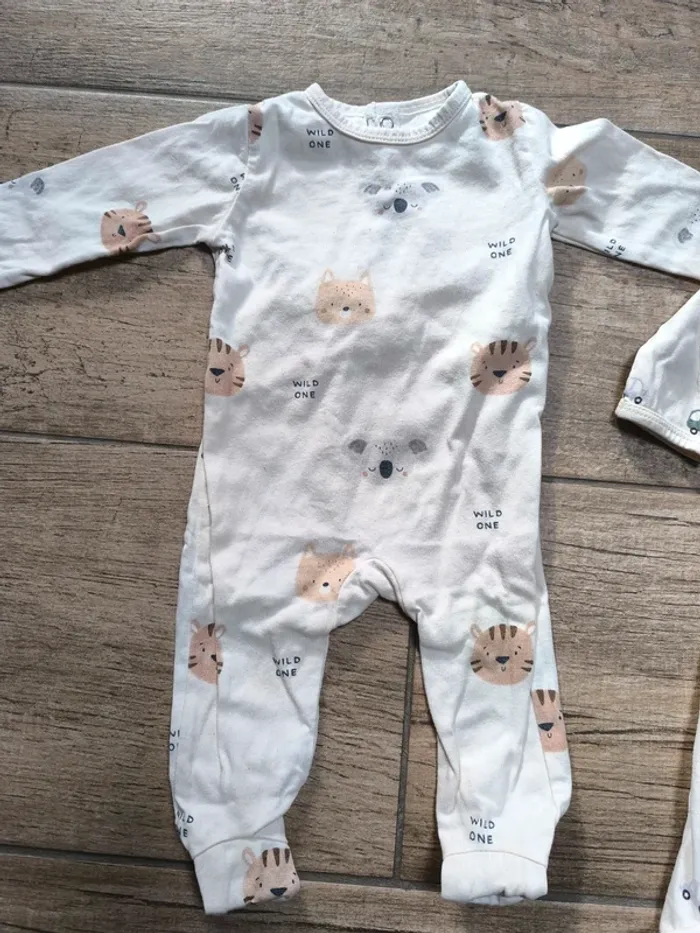 Lot de deux pyjamas coton - photo numéro 3