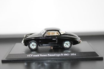 Voiture miniature Renault 4 cv coach Vernet-Pairard
