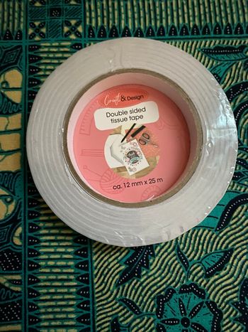 Double sided tissue tape