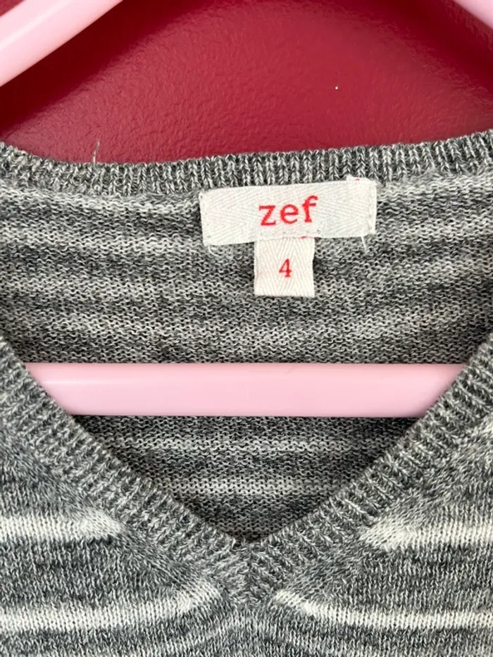 Pull fin garcon 4 ans zef - photo numéro 3