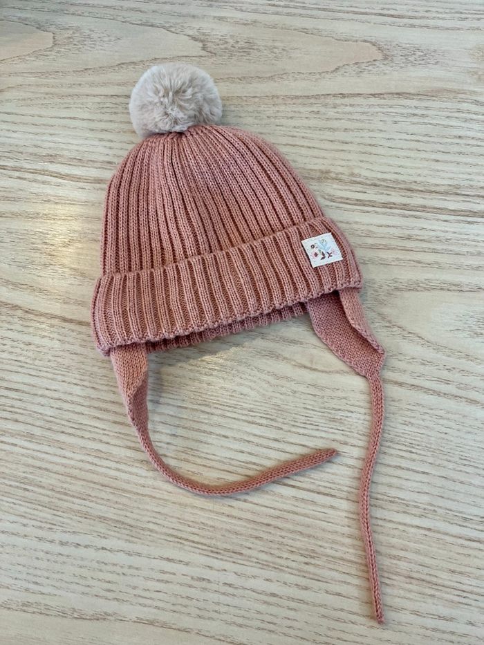 Bonnet rose bébé  fille - photo numéro 2