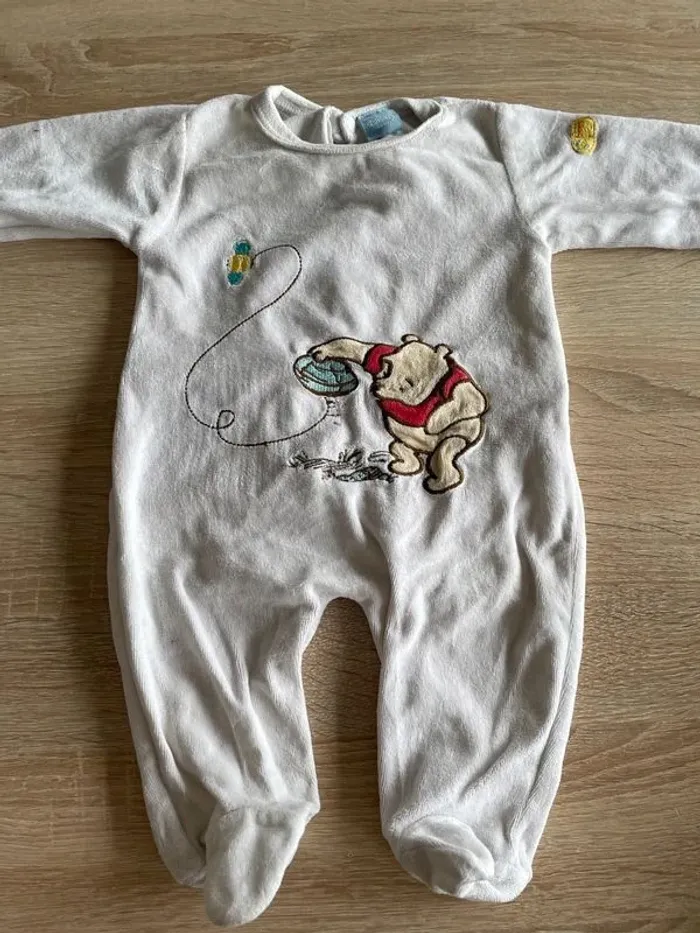 Lot de 7 pyjama velours 3 mois - photo numéro 4