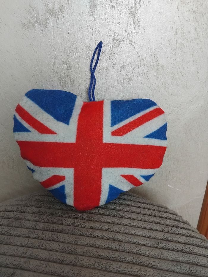 Peluche cœur royaume uni