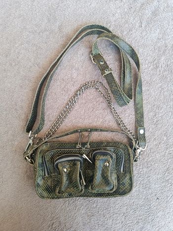 Sac a main nunoo sac bandoulière cuir de crocodile