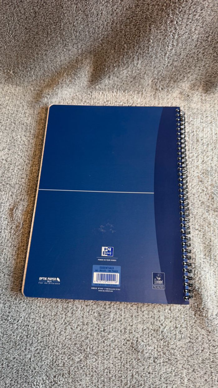 Cahier Oxford A4 spirales lignes - photo numéro 5