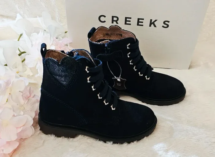 Bottes Bottines cuir Zip Creeks T25