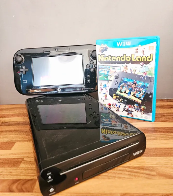 Nintendo Wii U Noir 32 Go # Pack Nintendoland #