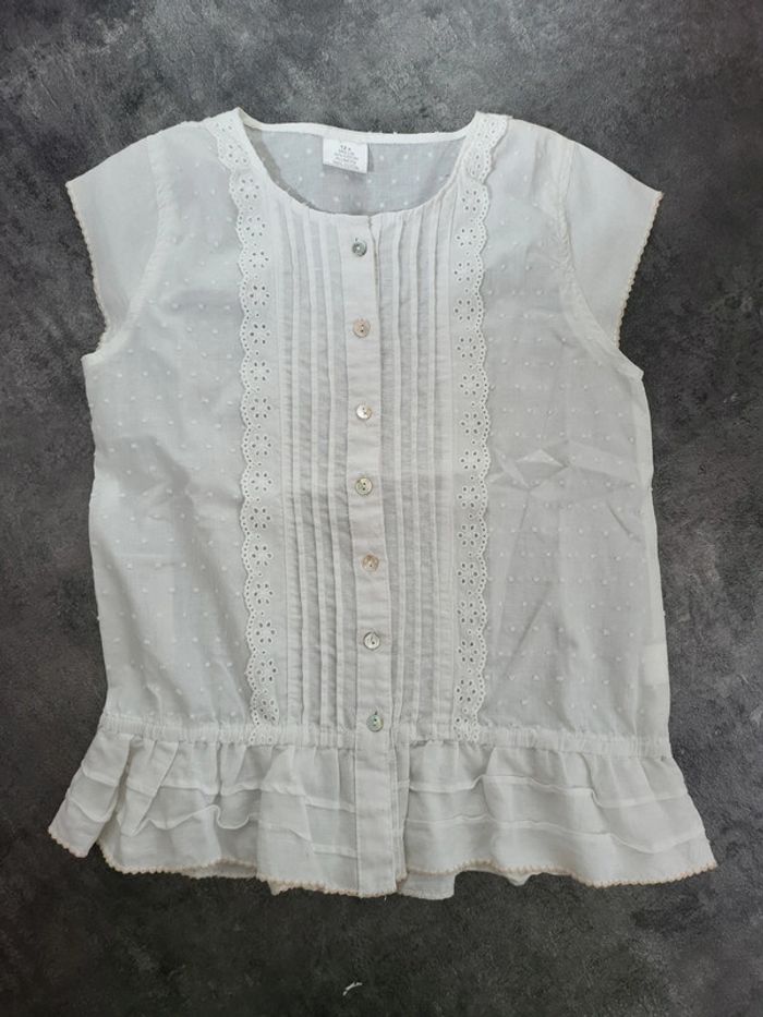 Lot 6 t-shirts/chemiser fille 12 ans très bon état - photo numéro 6