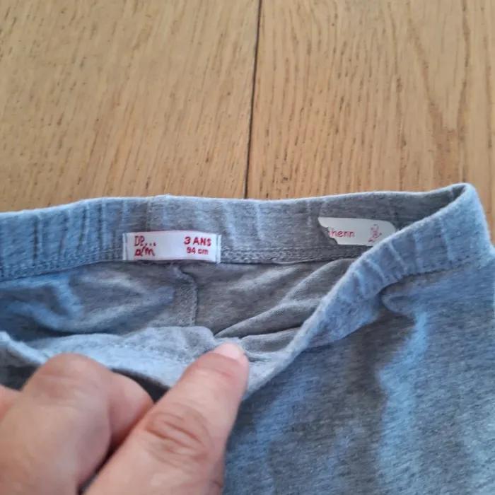 Legging gris DPAM 3 ans - photo numéro 2