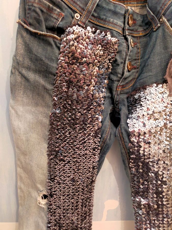 Jean's femme almanegra taille élastique - photo numéro 5