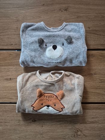 Pyjamas velours 6 mois Kiabi