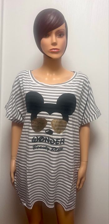 Robe tunique rayé Mickey