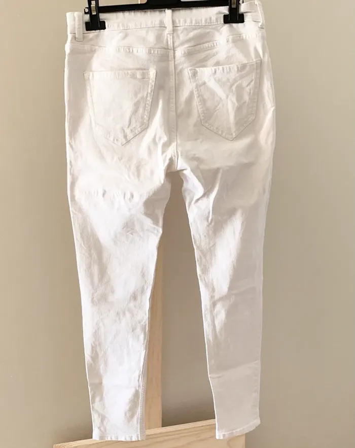 🤍 Jean blanc Jennyfer Original Denim – Taille 38 🤍 - photo numéro 2