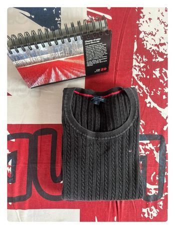 Pull Torsadé Tommy Hilfiger S noir anthracite