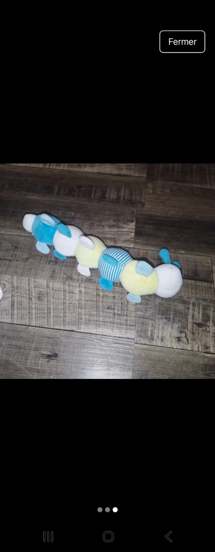 Peluche chenille - photo numéro 3