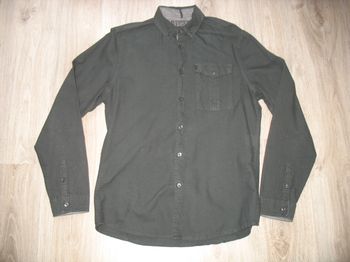 CHEMISE ML NOIRE "ANGELO LITRICO" - TAILLE S - n°06