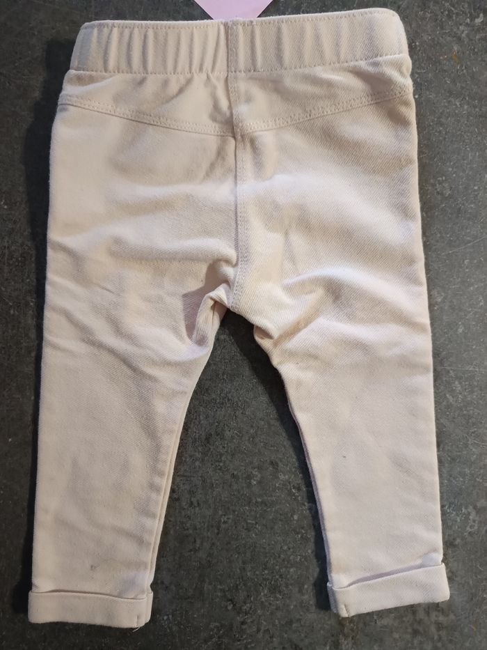 Jegging rose pâle 12 mois - photo numéro 3