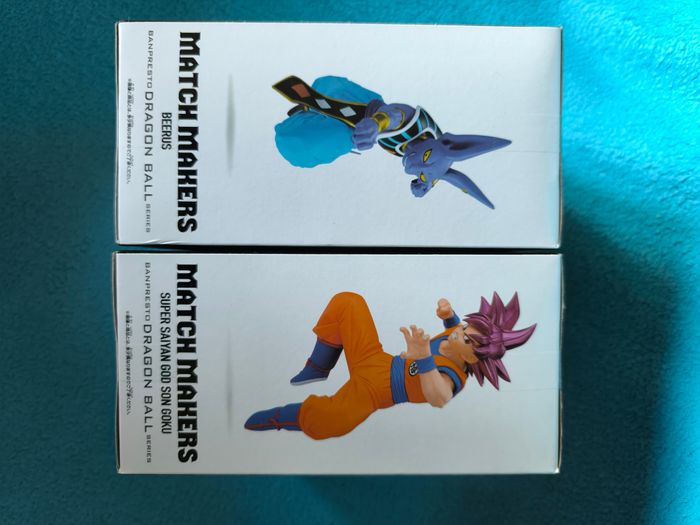 Figurines Dragon Ball Super – Duo Match Makers : Beerus VS Son Goku – Officielles Import Japon - photo numéro 2