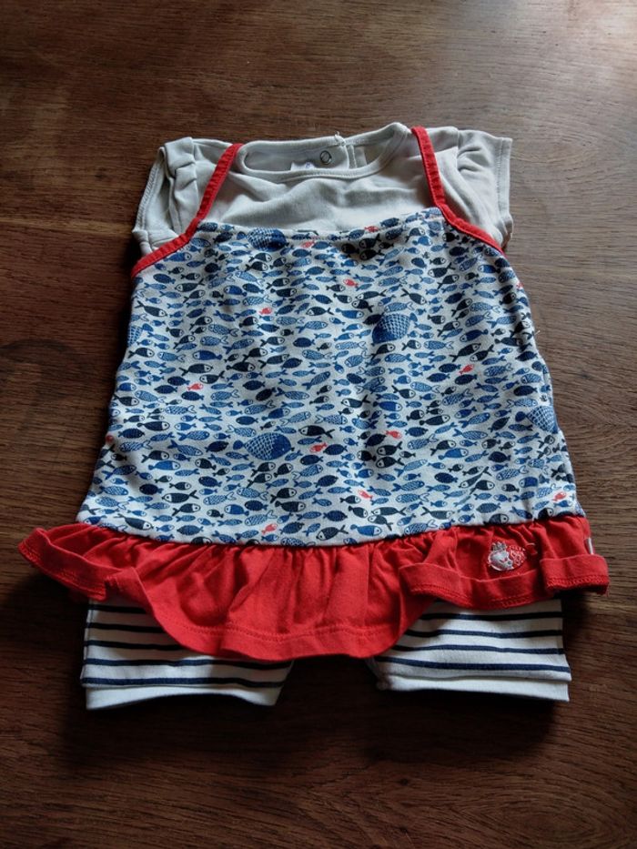 Ensemble bébé fille 9 mois