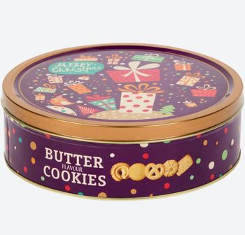 1 boîte de biscuits de Noël