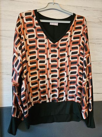 Blouse cassis