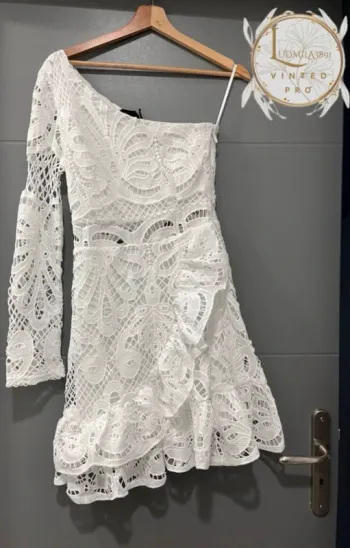 Robe dentelle / guipure / blanche Lily McBee TS