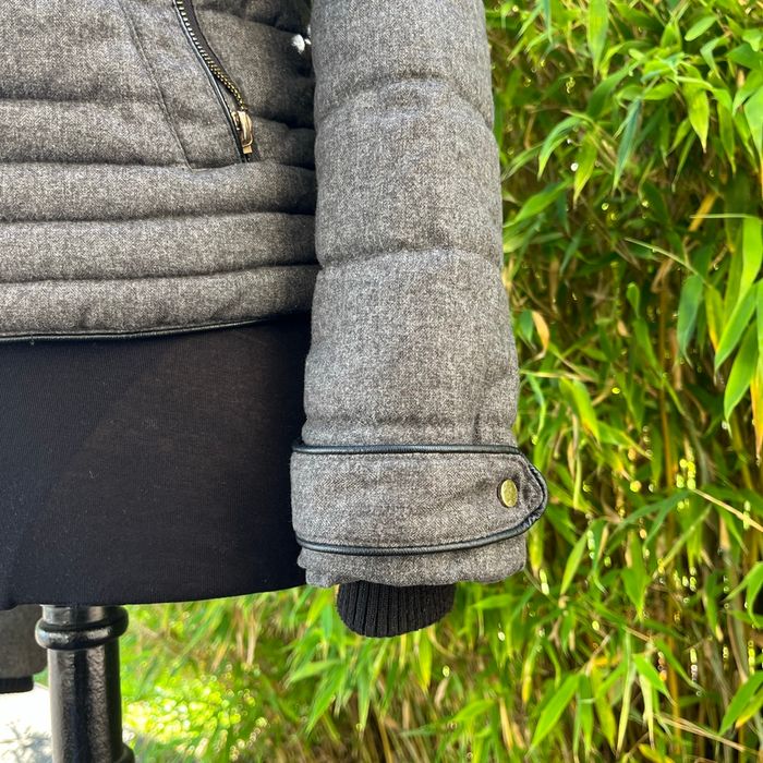 Blouson  gris capuche amovible taille 36 - photo numéro 6