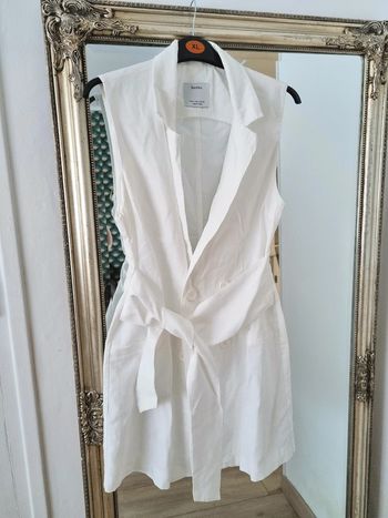 Tunique blanche Bershka femme