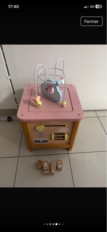Cube d’activité vertbaudet