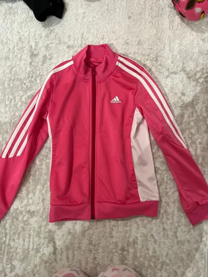 Veste rose adidas