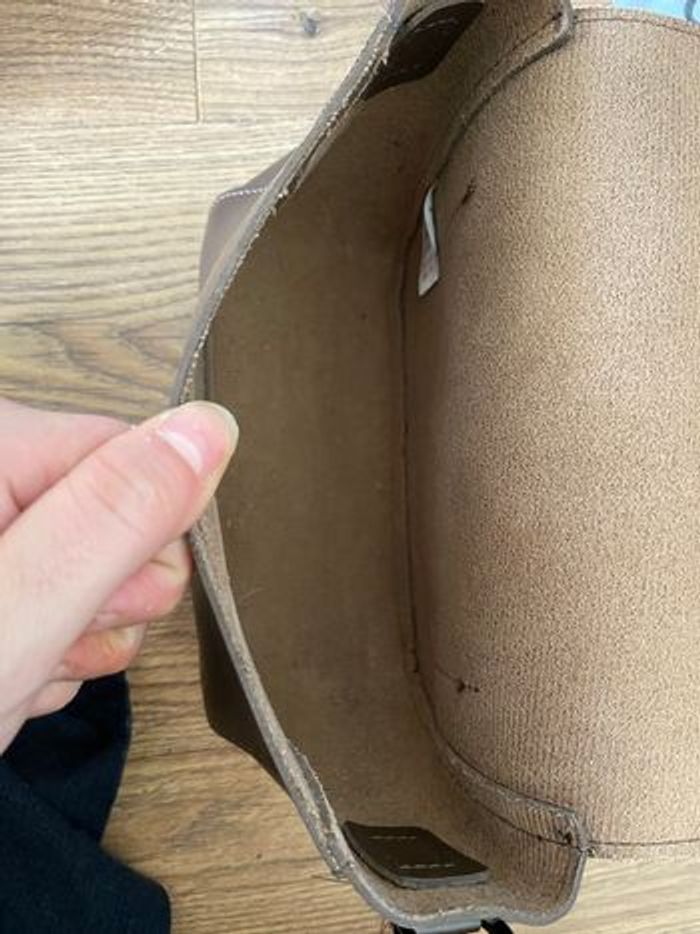 Sac bandoulière Claudia Canova – chocolat marron, très bon état - photo numéro 8