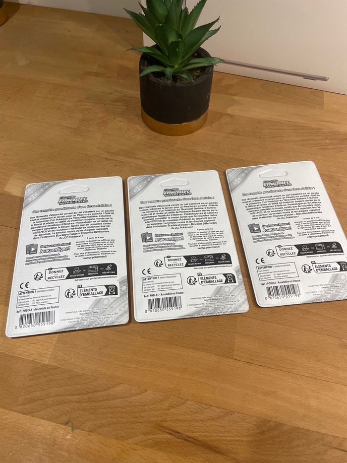 Lot Pokémon blisters étincelles déferlantes - photo numéro 6