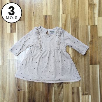 Robe / Tunique manches longues - beige - 3 mois