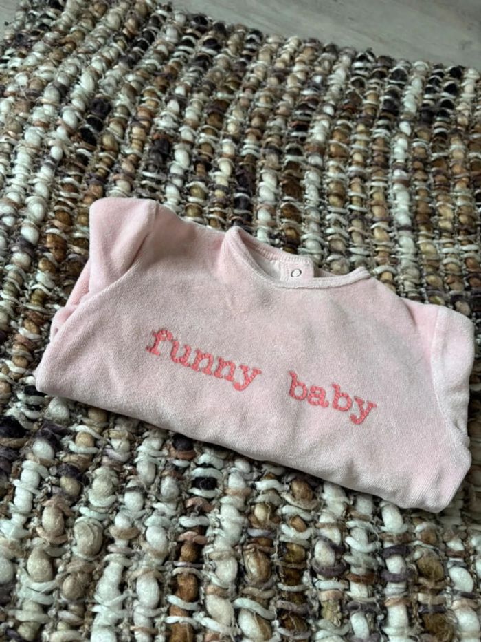 Pyjama fille kiabi rose pale 9 mois