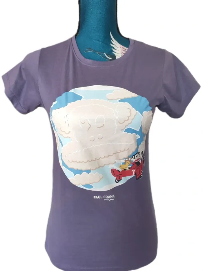 Tee-shirt Paul Frank Julius and Friends violet - Drop les indispensables de l'été - photo numéro 2