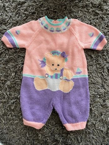 Pyjama fait main 9/12 mois