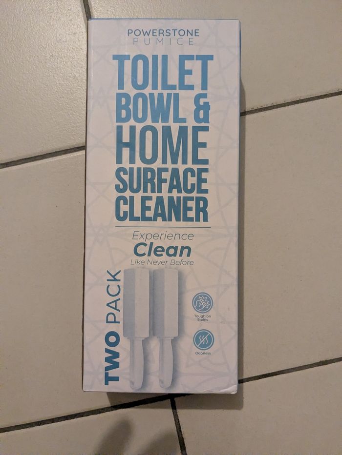 Lot de 2 pierres ponces / Nettoyage WC et salle de bain