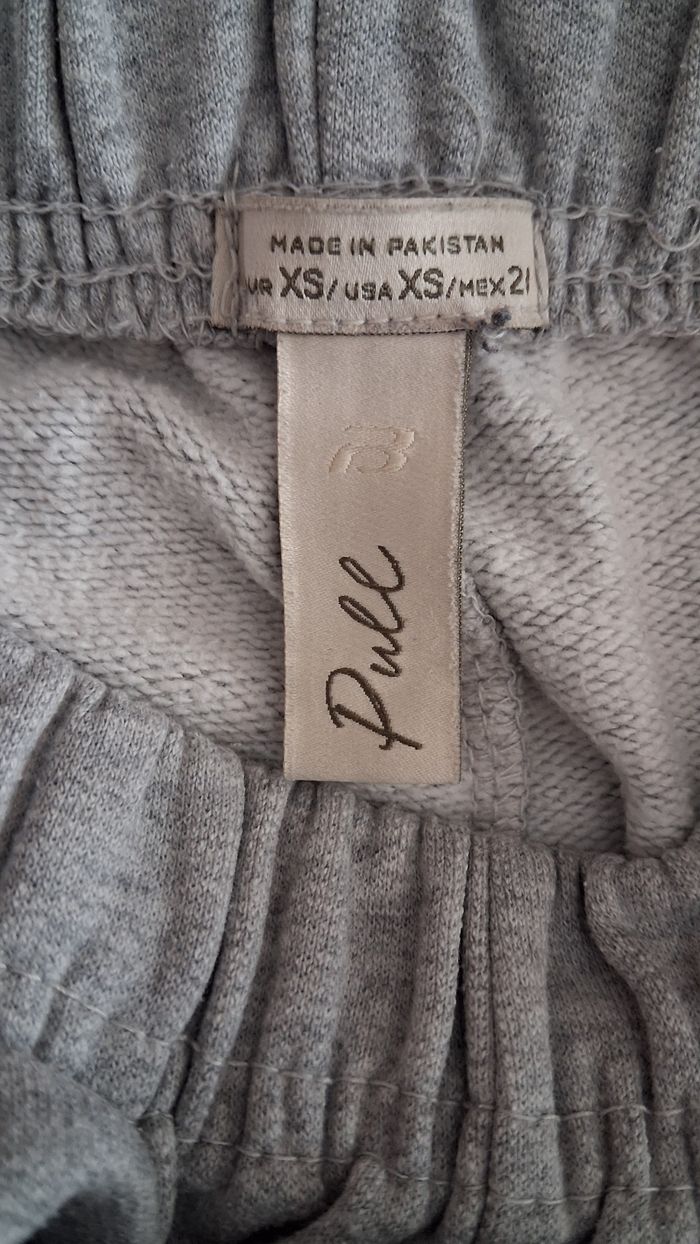 Jogging Pull & Bear gris clair taille xs - photo numéro 9