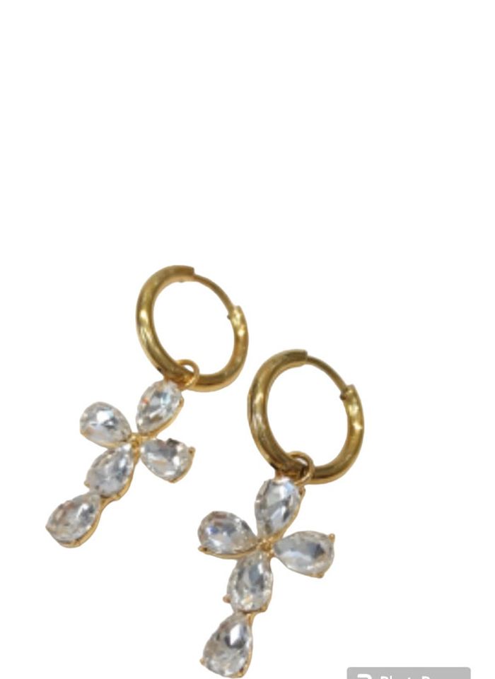 Boucles d'oreilles acier inoxydable neuves - photo numéro 2