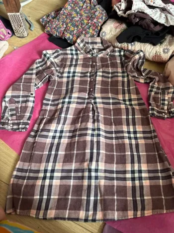 Chemise robe courte