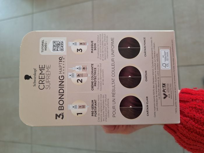 coloration crème suprême Schwarzkopf 5-69 châtain chocolat - photo numéro 3