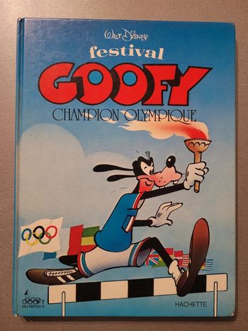 Livre BD Disney dingo goofy champion olympique 1980
