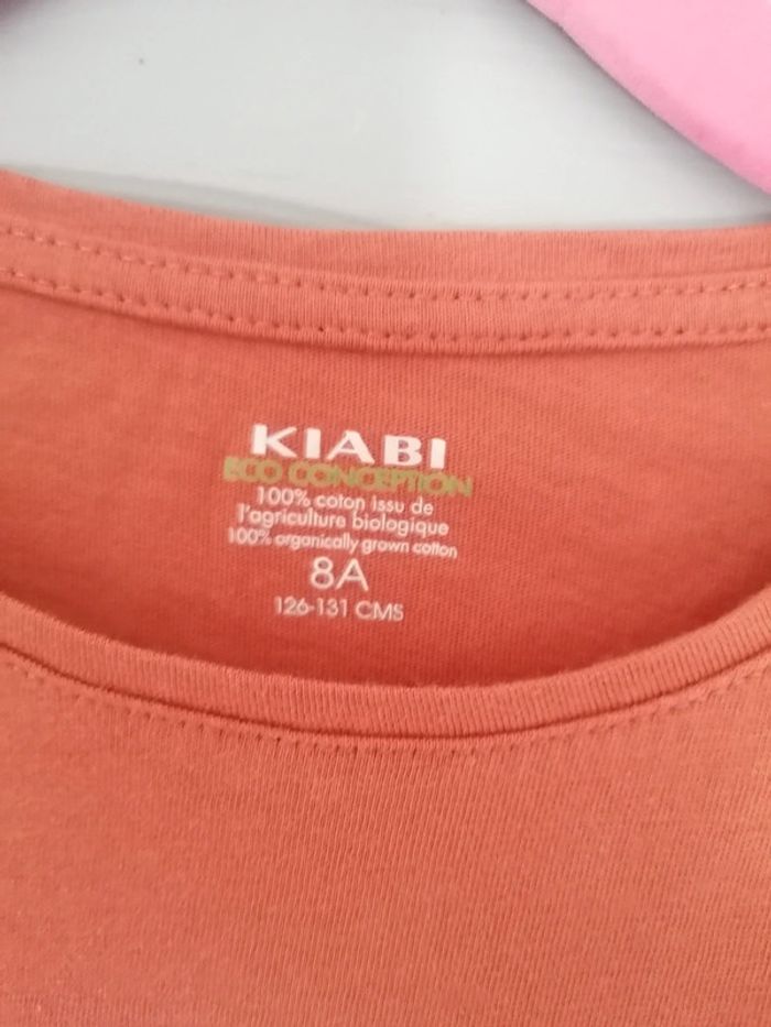 Tee-shirt manches longues fille 8ans Kiabi - photo numéro 3