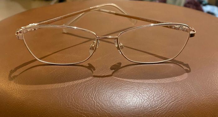 Monture De Lunettes Rose Gold Avec Strass - photo numéro 2