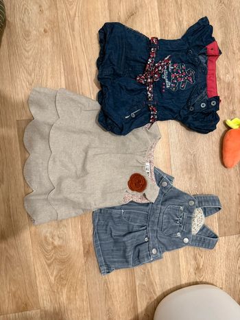 Lot 3 robes taille 3 mois