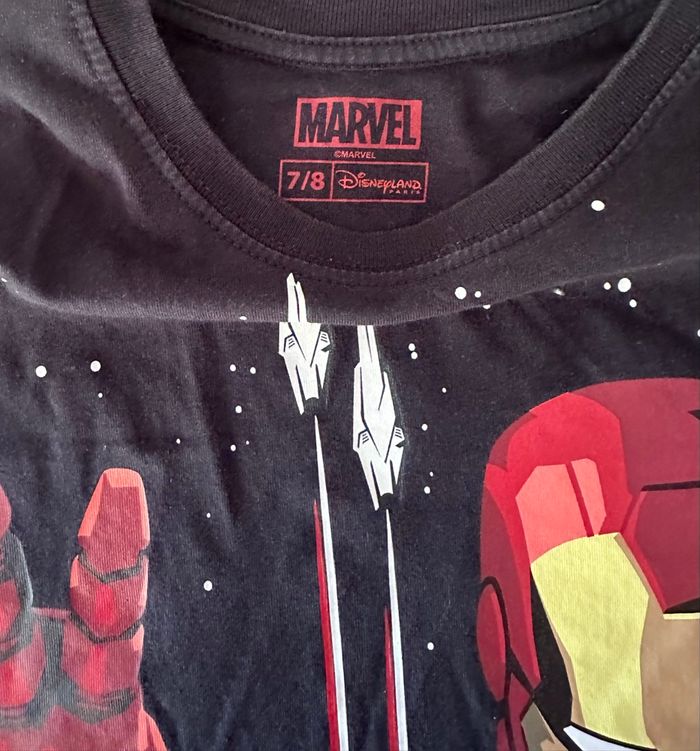Lot de 2 t-shirts Marvel manches courtes Disneyland Paris - photo numéro 2