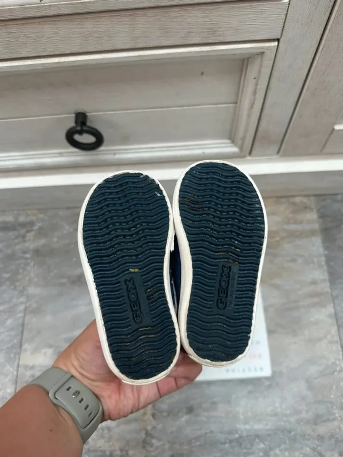 Basket Geox bleu 21 - photo numéro 8